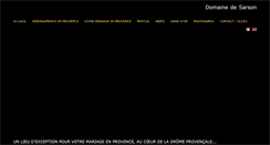 Desktop Screenshot of domainedesarson.com